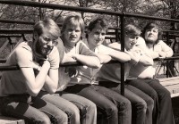 Blood & Fire (l-r Simon Barnett, Karl Allison, Simon Herbert,
Alvin Allison, Marc Harry)