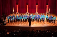 Amwaj on stage at the Bethlehem Convention Palace