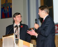Chris Girdler with MP Gary Streeter