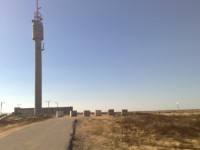Observation post on border between Southern Israel and Gaza
