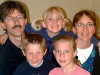 Murdered German Christian Tilmann Geske with his family