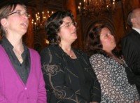 Relatives of the murdered Christians