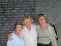 Ester at Belcez conserntration camp visiting with a German friend