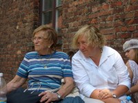 Ester with her german friend Christa
