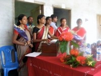 Teachers sang us a welcome song