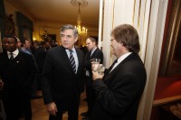 Chris Cole and Prime Minister Gordon Brown