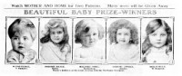 Figure 6.2. Author's picture as prizewinner in a pre-WWI
beautiful baby contest. Source: Mother and Home, February 13th, 1915.
