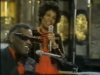 Sara Jordan Powell with Ray Charles