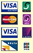 Accepted Credit and Debit Cards