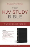 KJV Study Bible Student Edition Indexed Black Leather