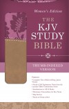 KJV Study Bible Women's Edition Indexed Tan Pink Imitation